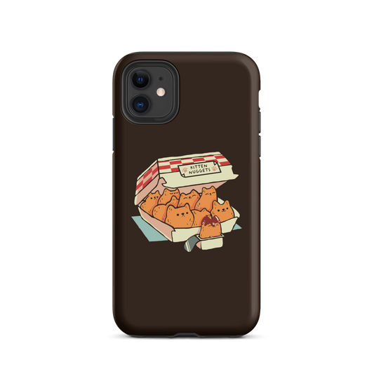 A box of cute nuggets that are shaped like cute kittens. An art that mixes humor, kittens and fast food.