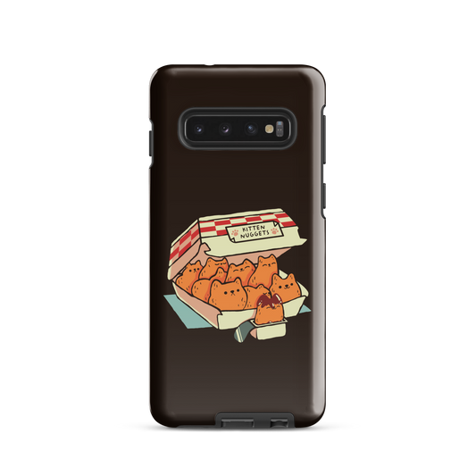 A box of cute nuggets that are shaped like cute kittens. An art that mixes humor, kittens and fast food.