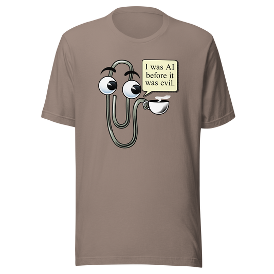 The famous Clippy, the iconic paperclip saying “I WAS AI BEFORE IT WAS EVIL”. The little paperclip that was always there to help—or at least try to. The perfect gift to declare your love with a hint of nostalgia for those who remember the late Clippy.