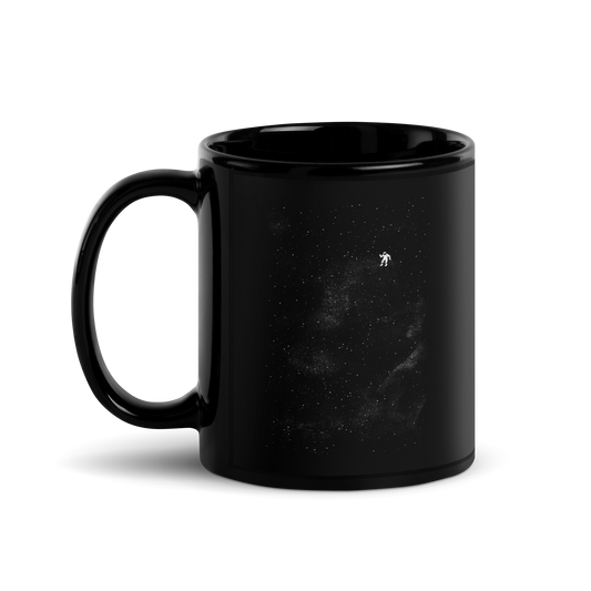 A small astronaut floating through space between the immensity of the universe and the stars. A perfect minimalist art for those who are passionate about space.