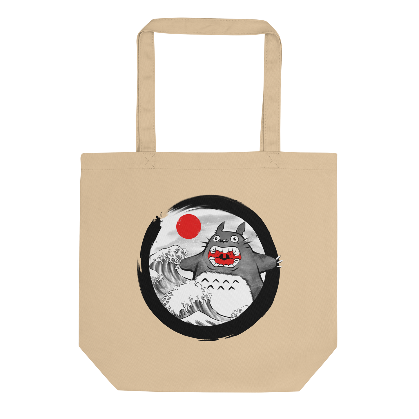 A chaotic mashup of iconic Japanese waves and a not-so-gentle forest spirit. Bold, loud, and totally unexpected.