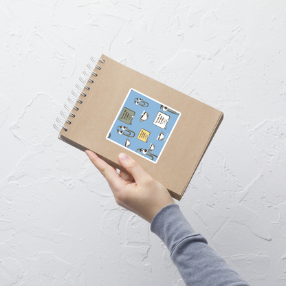 A seamless pattern featuring a cute retro-style paperclip character holding a cup of coffee, paired with the phrase “You Look Like You Need a Coffee”. A playful and relatable design inspired by classic office nostalgia, perfect for coffee lovers, work-from-home routines, and anyone who survives the day one cup at a time.