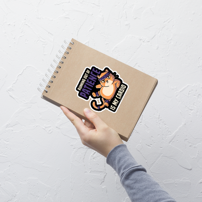 An orange kitten in gym clothes mid-aerobics, serving effort… and attitude. Paired with the phrase "Running Out Of Patience Is My Cardio", this funny cat design is perfect for anyone who considers sarcasm their main workout. A playful, relatable illustration for cat lovers, gym avoiders, and fans of witty humor.