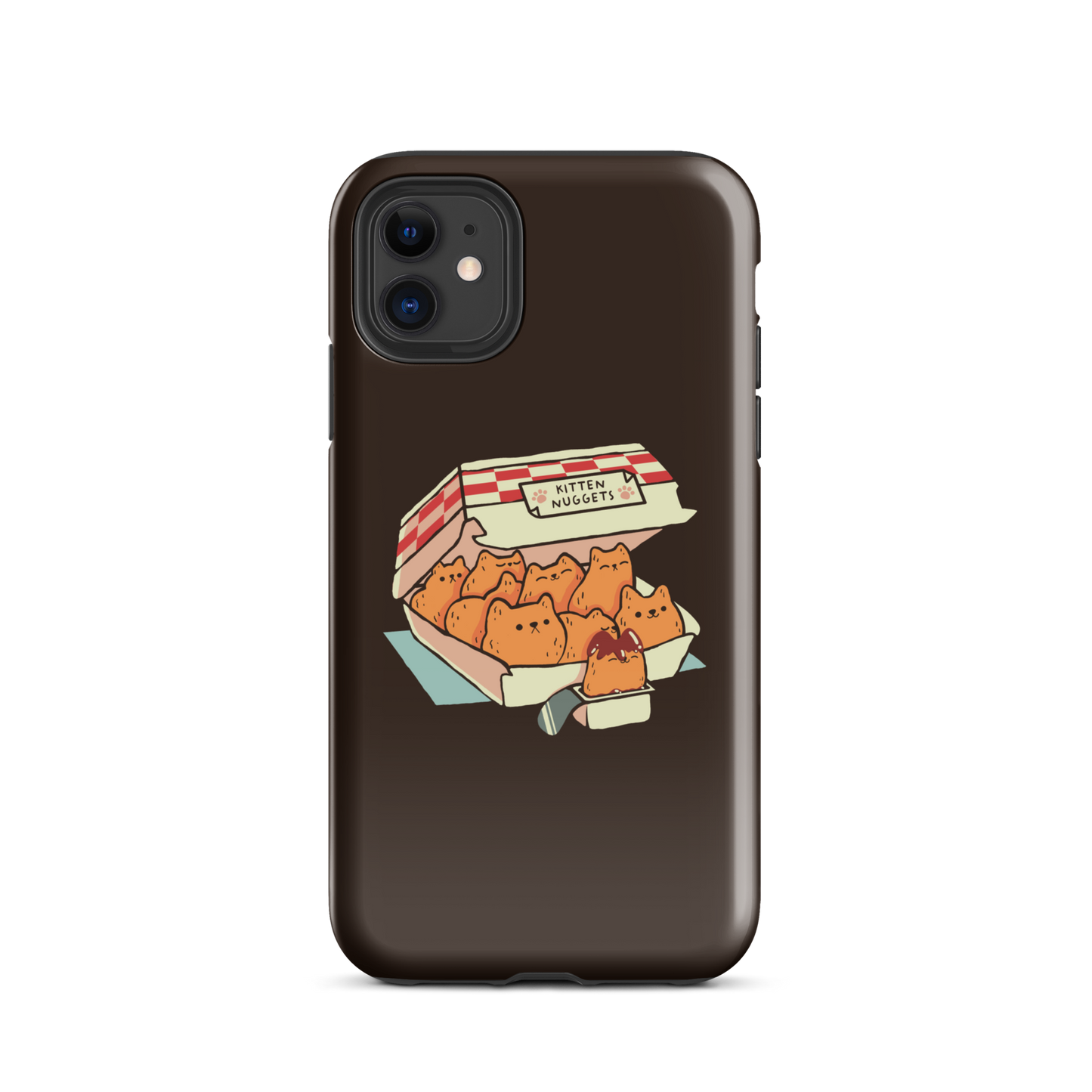 A box of cute nuggets that are shaped like cute kittens. An art that mixes humor, kittens and fast food.