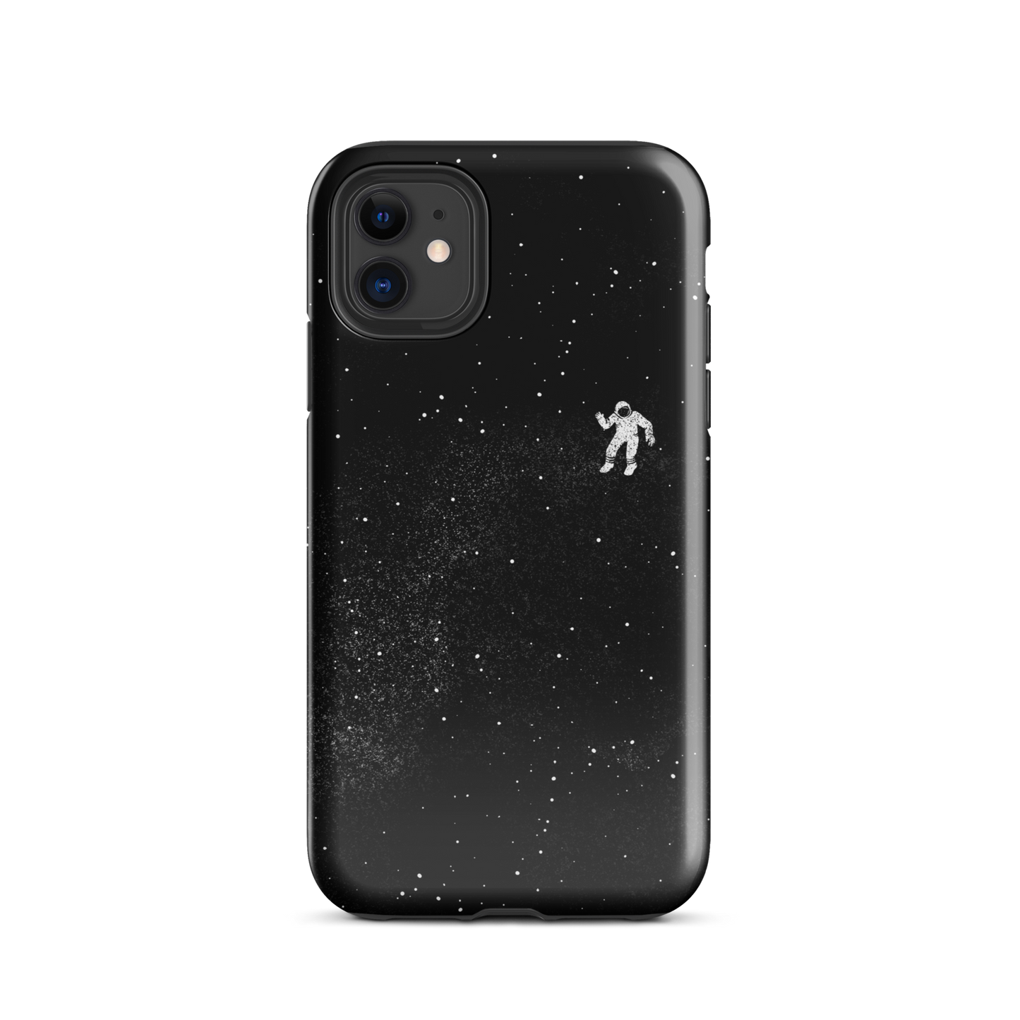 A small astronaut floating through space between the immensity of the universe and the stars. A perfect minimalist art for those who are passionate about space.