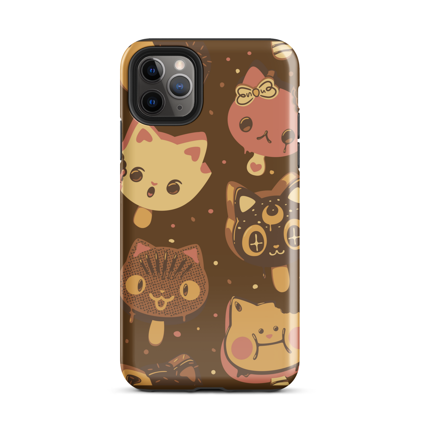 Kawaii-style popsicle cats, each with different expressions and toppings, blending cuteness and fun. This artwork combines the love of cats and sweets in an irresistible and creative design. Perfect for cat lovers and kawaii fans.