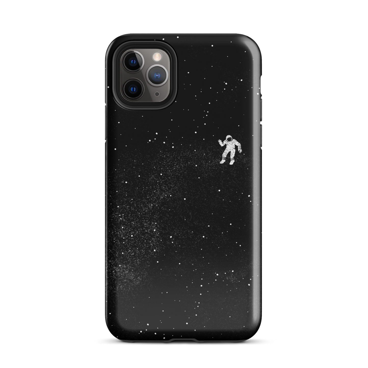 A small astronaut floating through space between the immensity of the universe and the stars. A perfect minimalist art for those who are passionate about space.