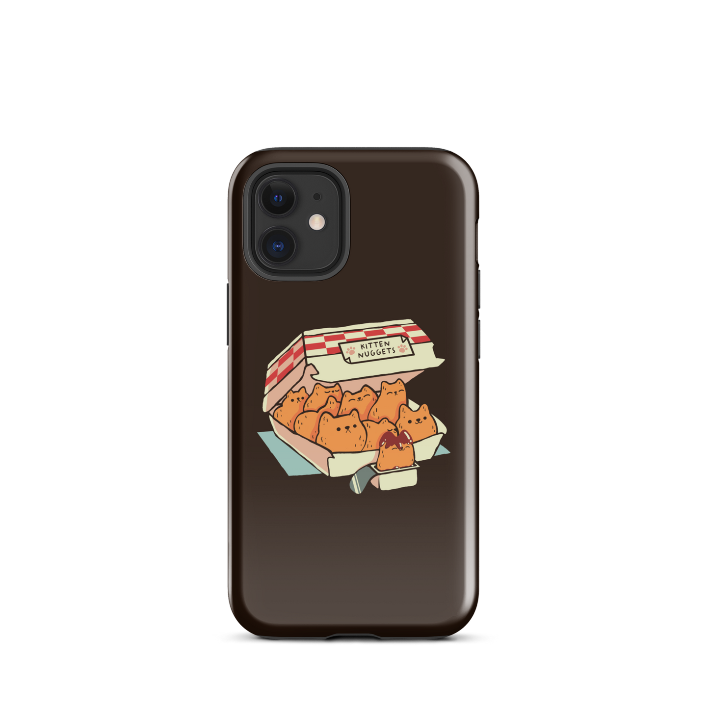 A box of cute nuggets that are shaped like cute kittens. An art that mixes humor, kittens and fast food.