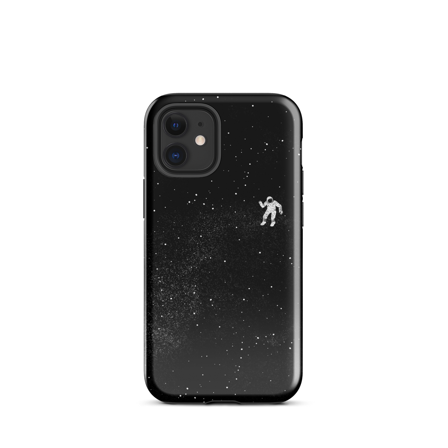 A small astronaut floating through space between the immensity of the universe and the stars. A perfect minimalist art for those who are passionate about space.