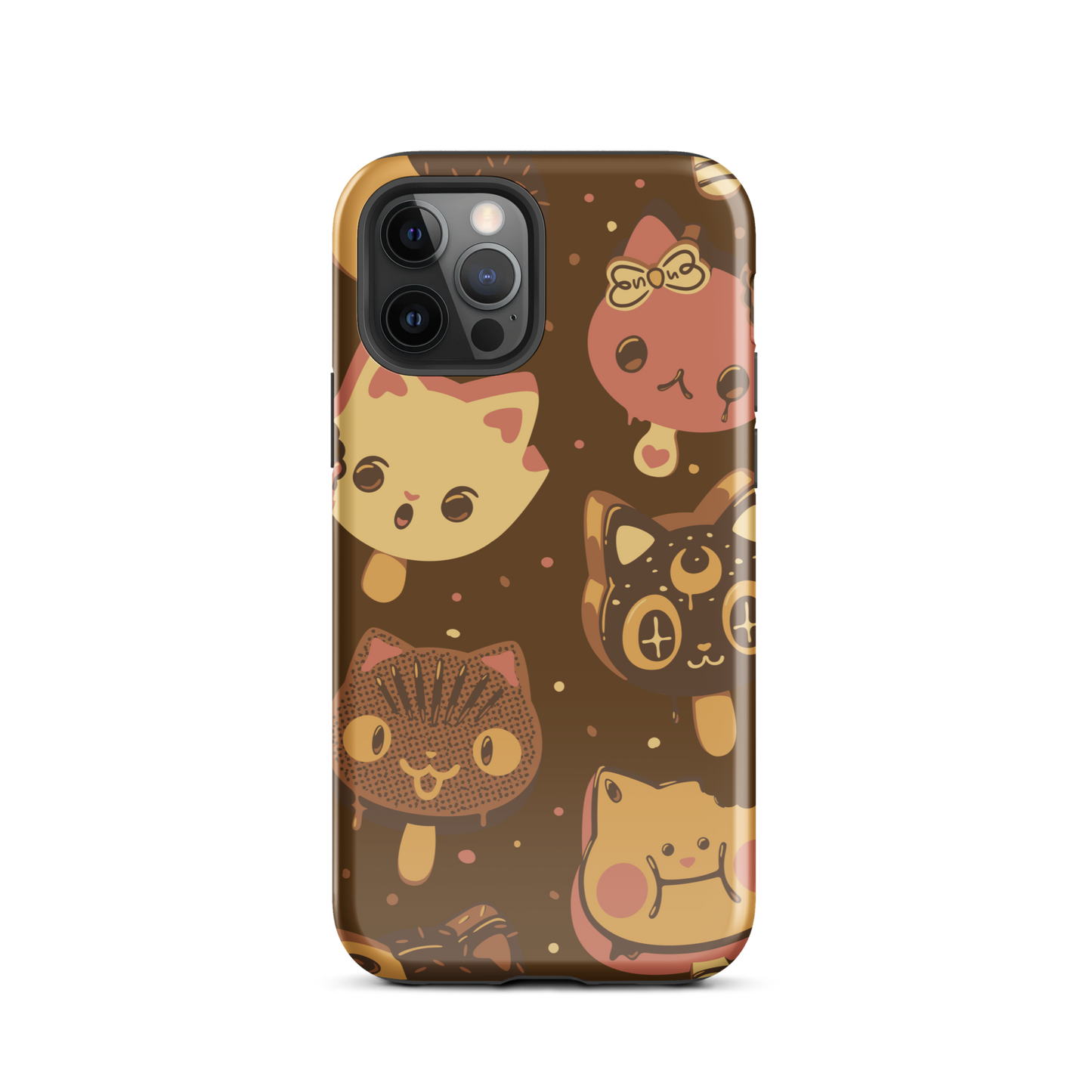 Kawaii-style popsicle cats, each with different expressions and toppings, blending cuteness and fun. This artwork combines the love of cats and sweets in an irresistible and creative design. Perfect for cat lovers and kawaii fans.