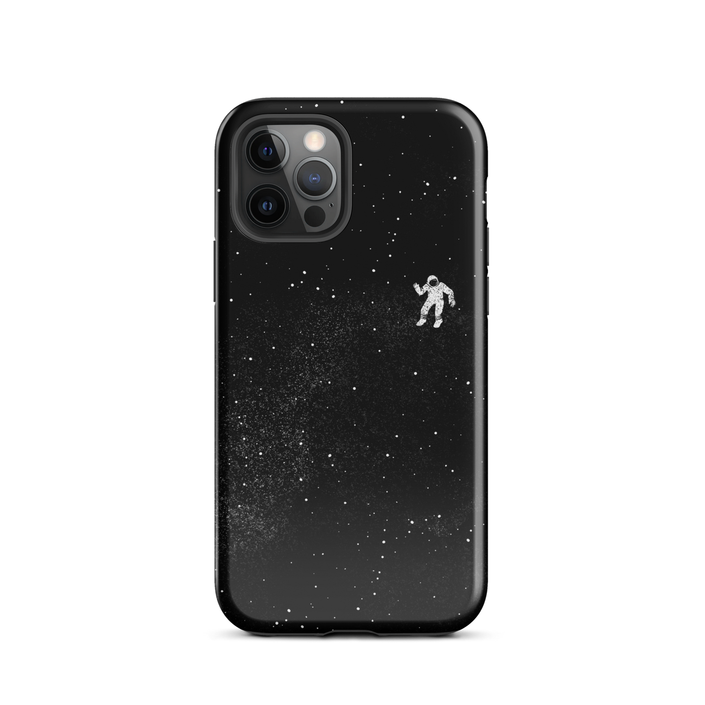 A small astronaut floating through space between the immensity of the universe and the stars. A perfect minimalist art for those who are passionate about space.