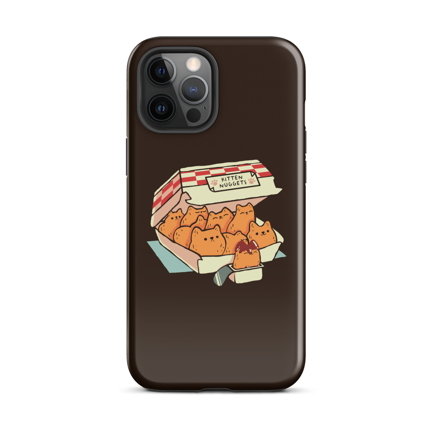 A box of cute nuggets that are shaped like cute kittens. An art that mixes humor, kittens and fast food.