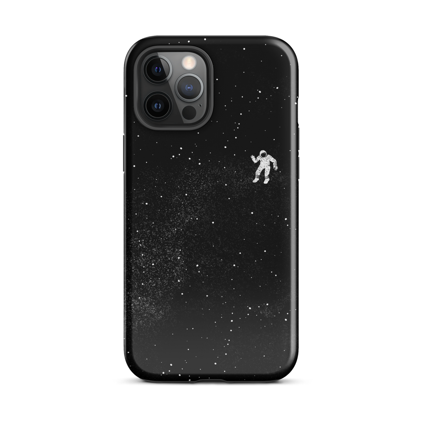 A small astronaut floating through space between the immensity of the universe and the stars. A perfect minimalist art for those who are passionate about space.