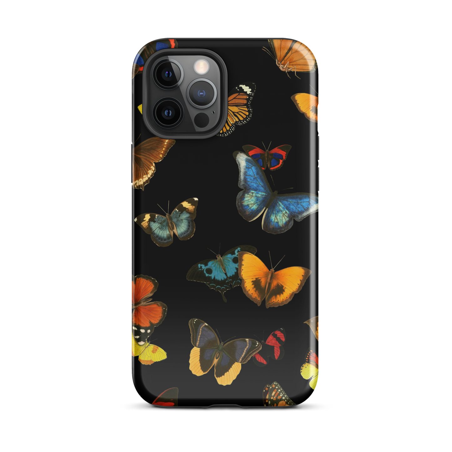 A seamless pattern featuring a vintage collage of butterflies in various species and colors. This dreamy and surreal artwork blends nature and art to create a poetic and elegant aesthetic, perfect for butterfly lovers, nature enthusiasts, and fans of botanical or collage-style designs.
