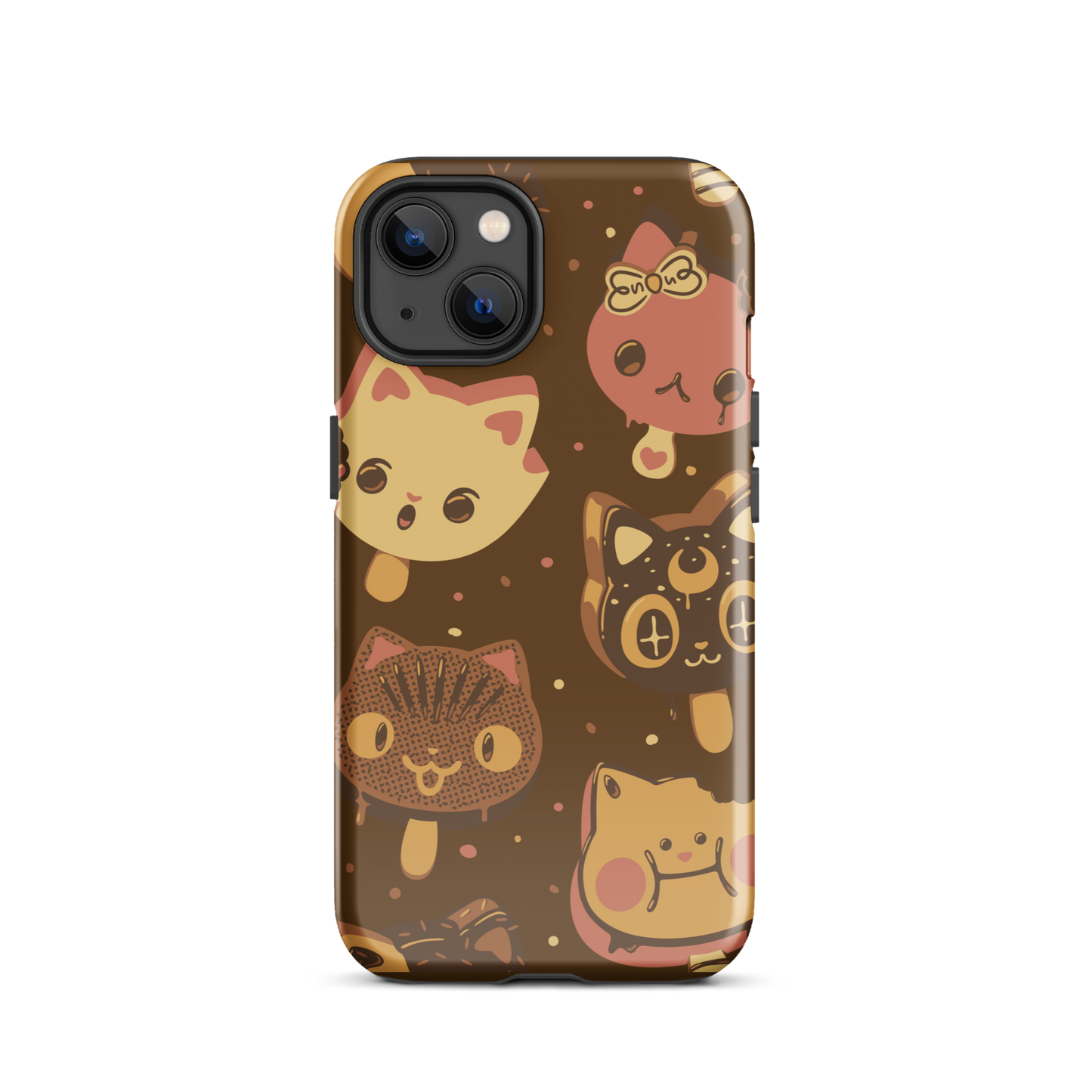 Kawaii-style popsicle cats, each with different expressions and toppings, blending cuteness and fun. This artwork combines the love of cats and sweets in an irresistible and creative design. Perfect for cat lovers and kawaii fans.