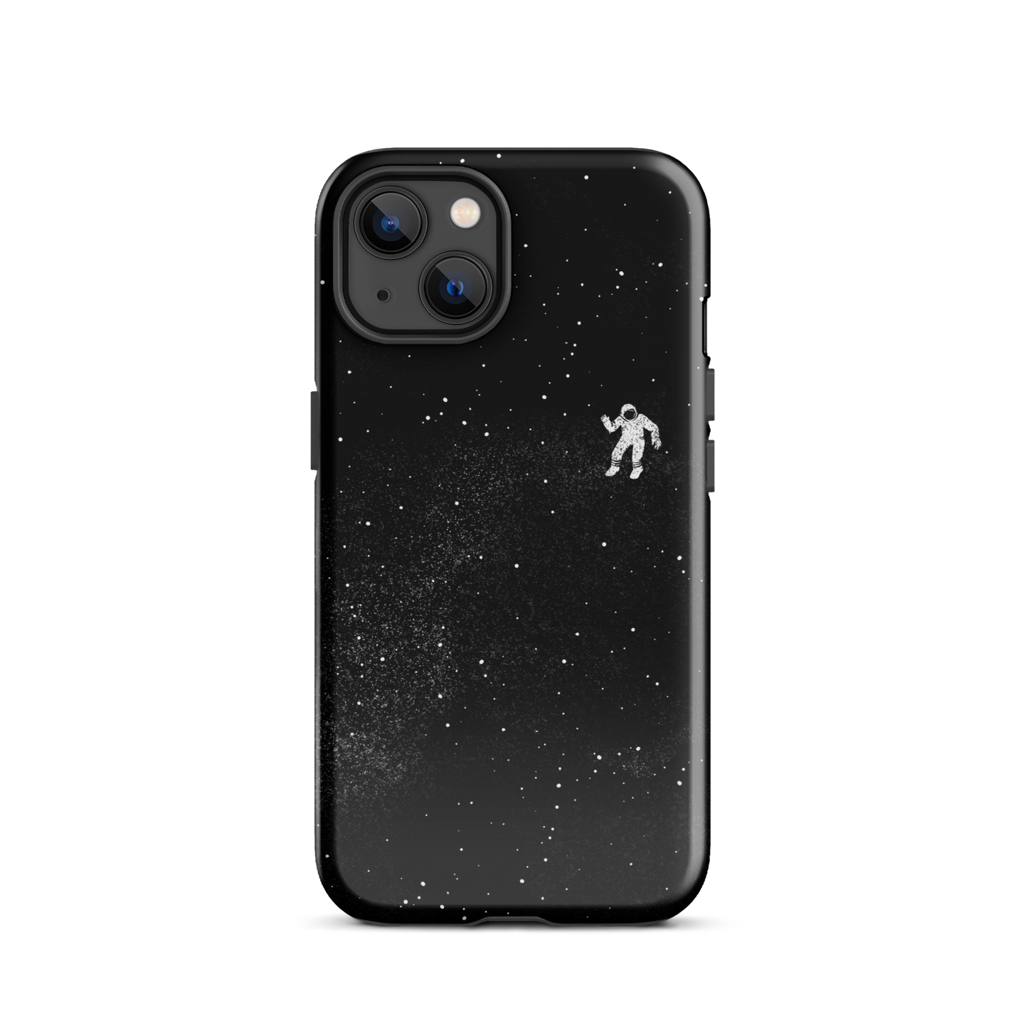 A small astronaut floating through space between the immensity of the universe and the stars. A perfect minimalist art for those who are passionate about space.