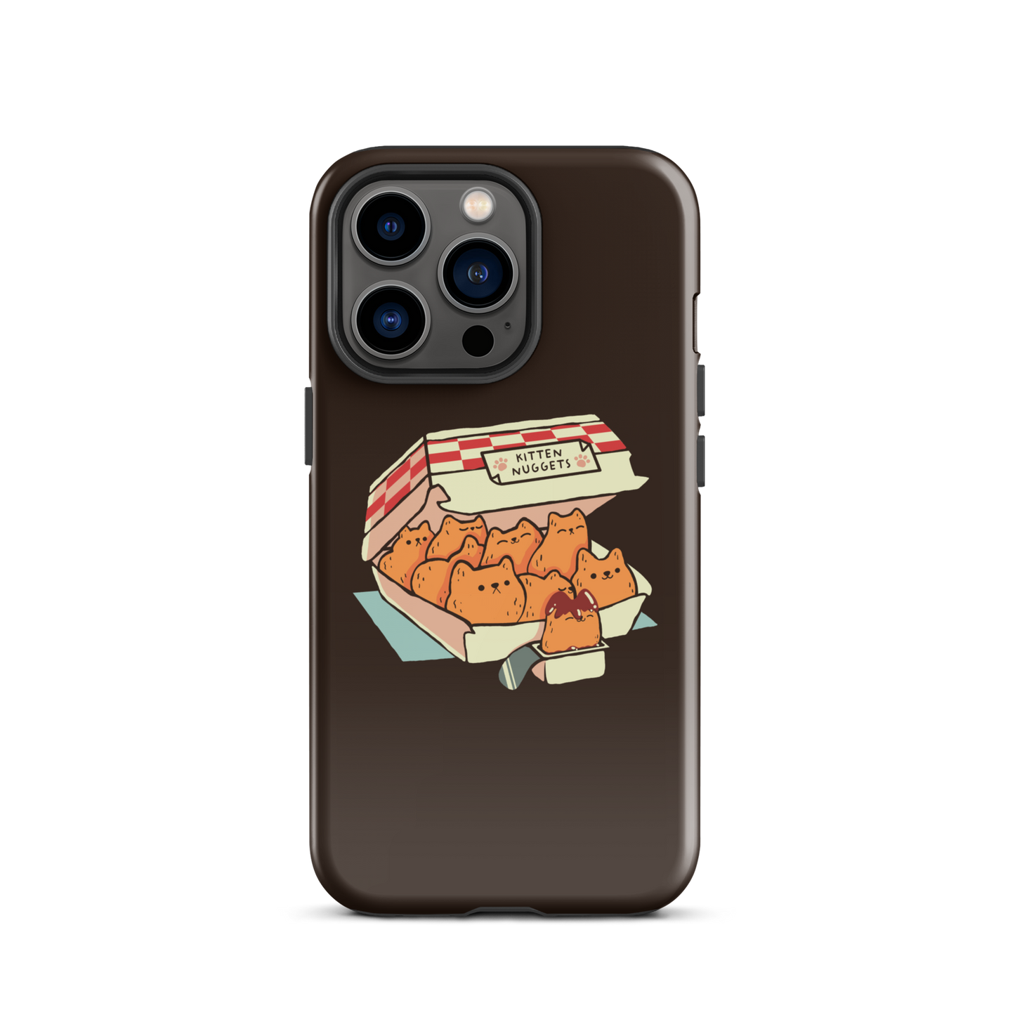 A box of cute nuggets that are shaped like cute kittens. An art that mixes humor, kittens and fast food.