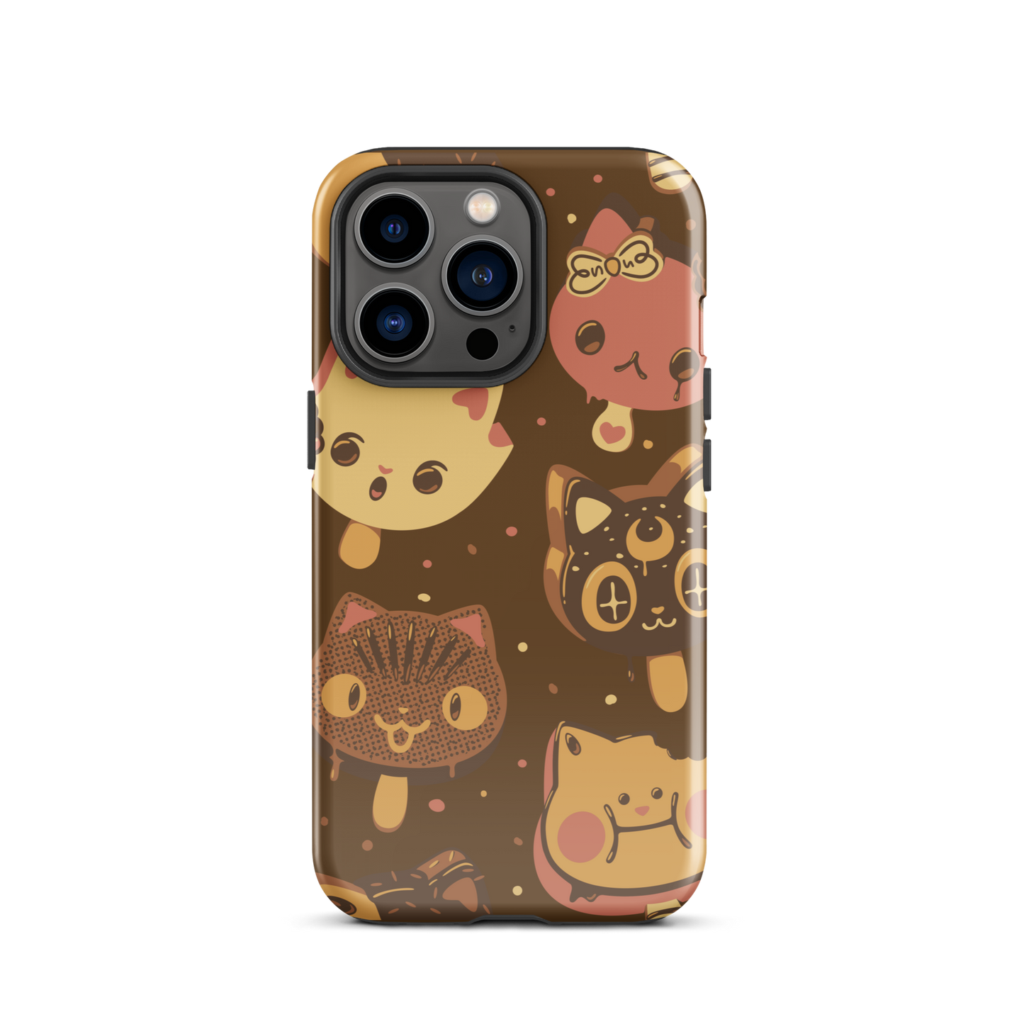 Kawaii-style popsicle cats, each with different expressions and toppings, blending cuteness and fun. This artwork combines the love of cats and sweets in an irresistible and creative design. Perfect for cat lovers and kawaii fans.