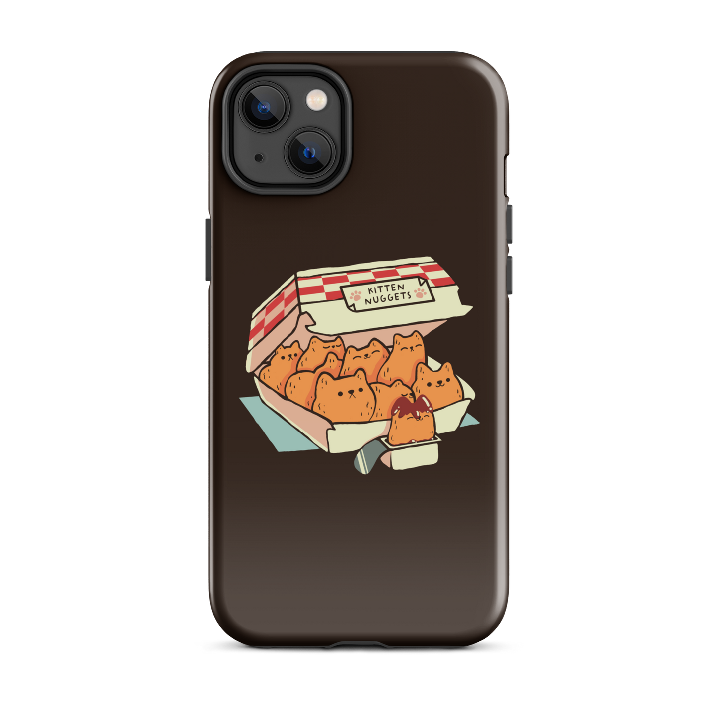 A box of cute nuggets that are shaped like cute kittens. An art that mixes humor, kittens and fast food.