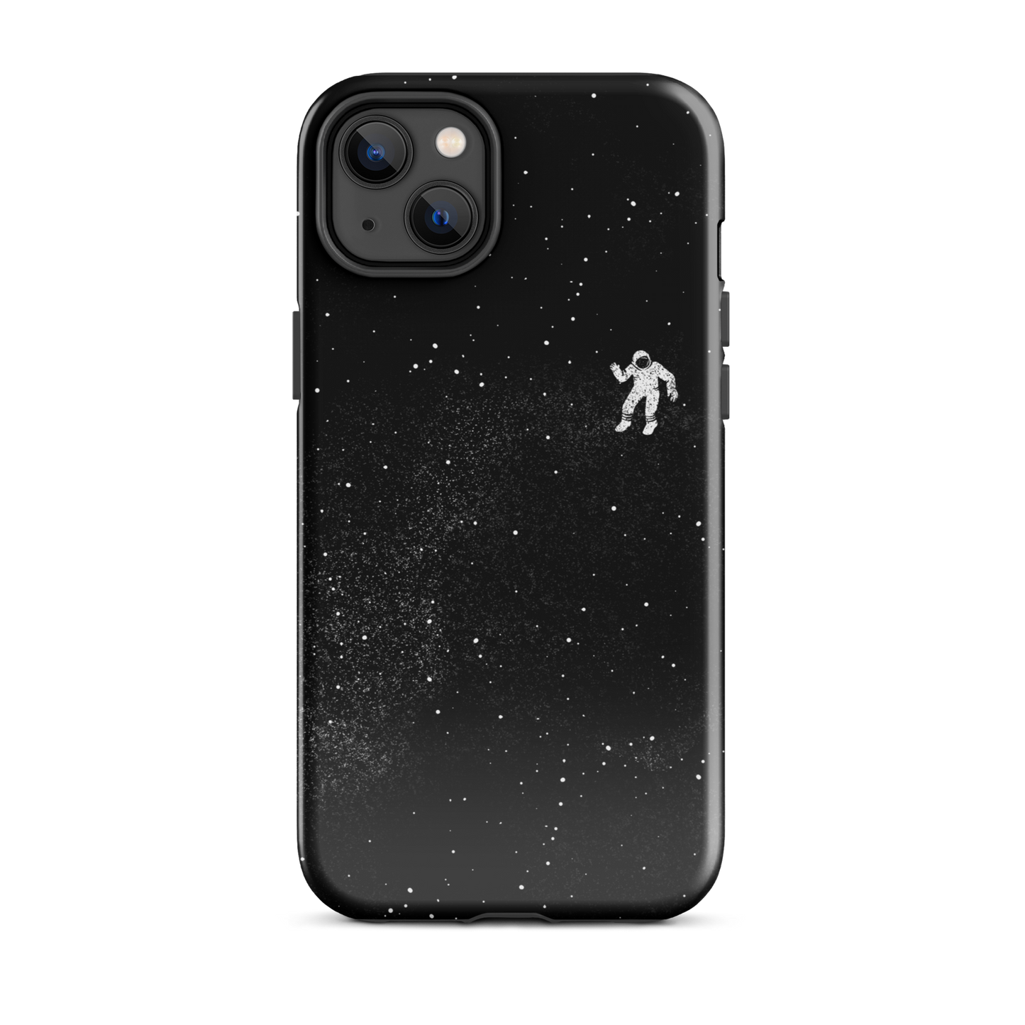 A small astronaut floating through space between the immensity of the universe and the stars. A perfect minimalist art for those who are passionate about space.
