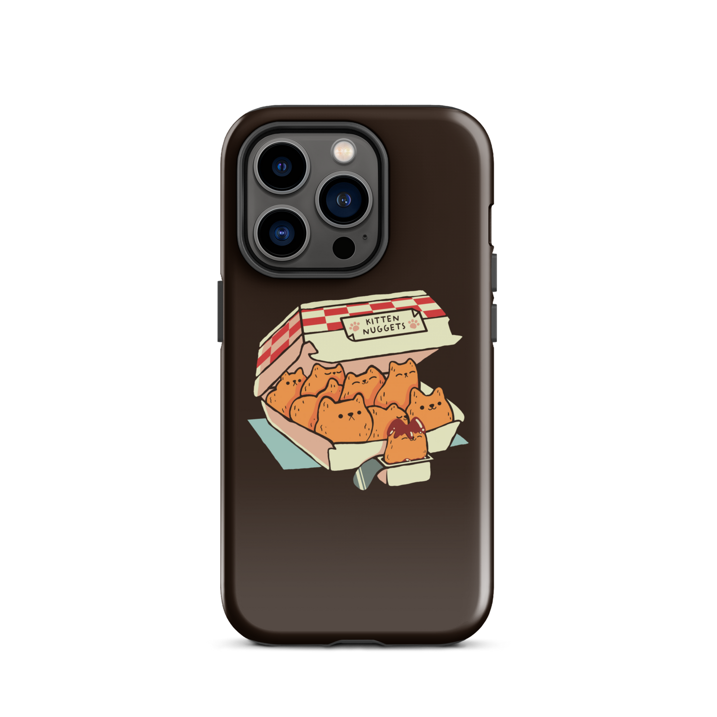 A box of cute nuggets that are shaped like cute kittens. An art that mixes humor, kittens and fast food.