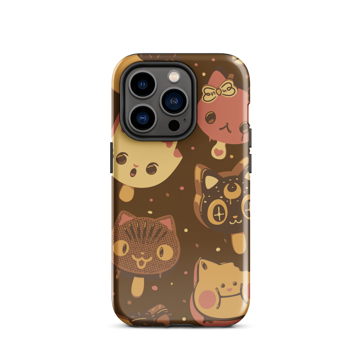 Kawaii-style popsicle cats, each with different expressions and toppings, blending cuteness and fun. This artwork combines the love of cats and sweets in an irresistible and creative design. Perfect for cat lovers and kawaii fans.