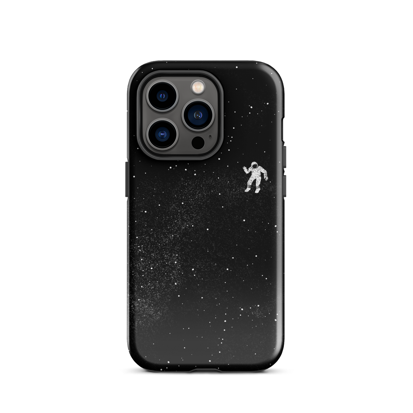 A small astronaut floating through space between the immensity of the universe and the stars. A perfect minimalist art for those who are passionate about space.