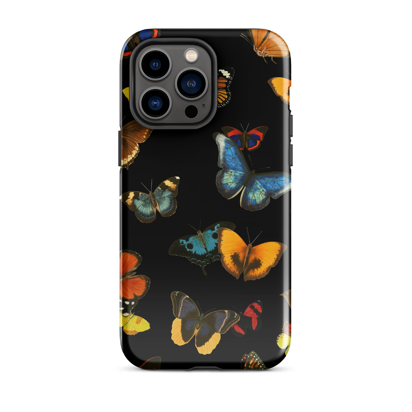 A seamless pattern featuring a vintage collage of butterflies in various species and colors. This dreamy and surreal artwork blends nature and art to create a poetic and elegant aesthetic, perfect for butterfly lovers, nature enthusiasts, and fans of botanical or collage-style designs.