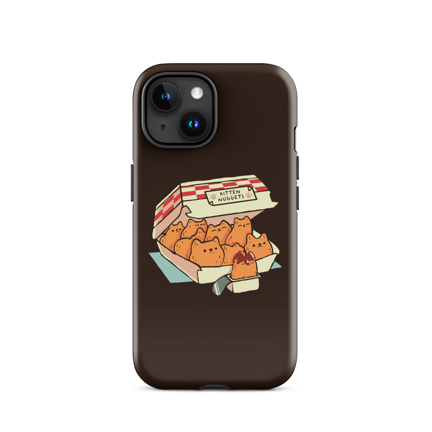 A box of cute nuggets that are shaped like cute kittens. An art that mixes humor, kittens and fast food.