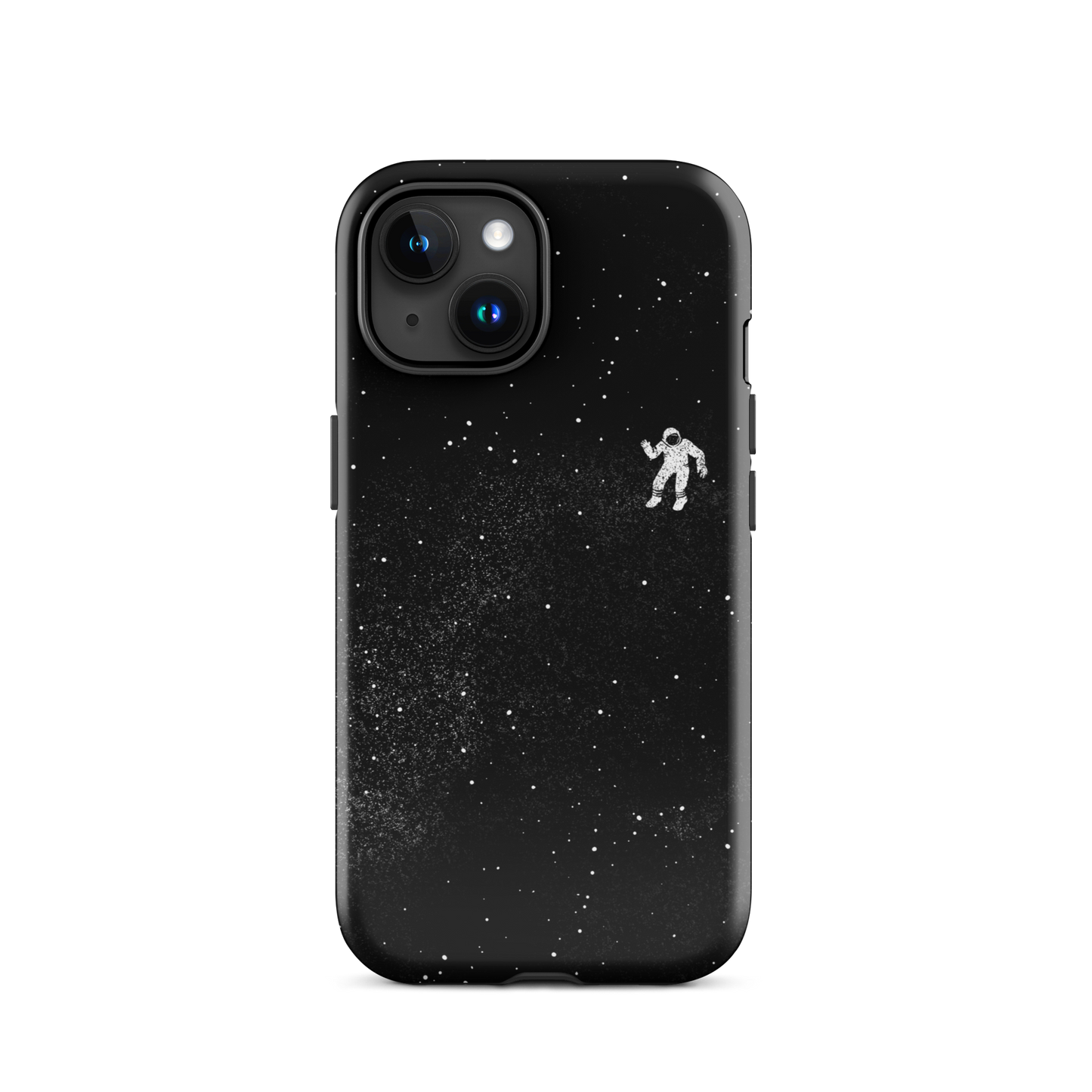A small astronaut floating through space between the immensity of the universe and the stars. A perfect minimalist art for those who are passionate about space.