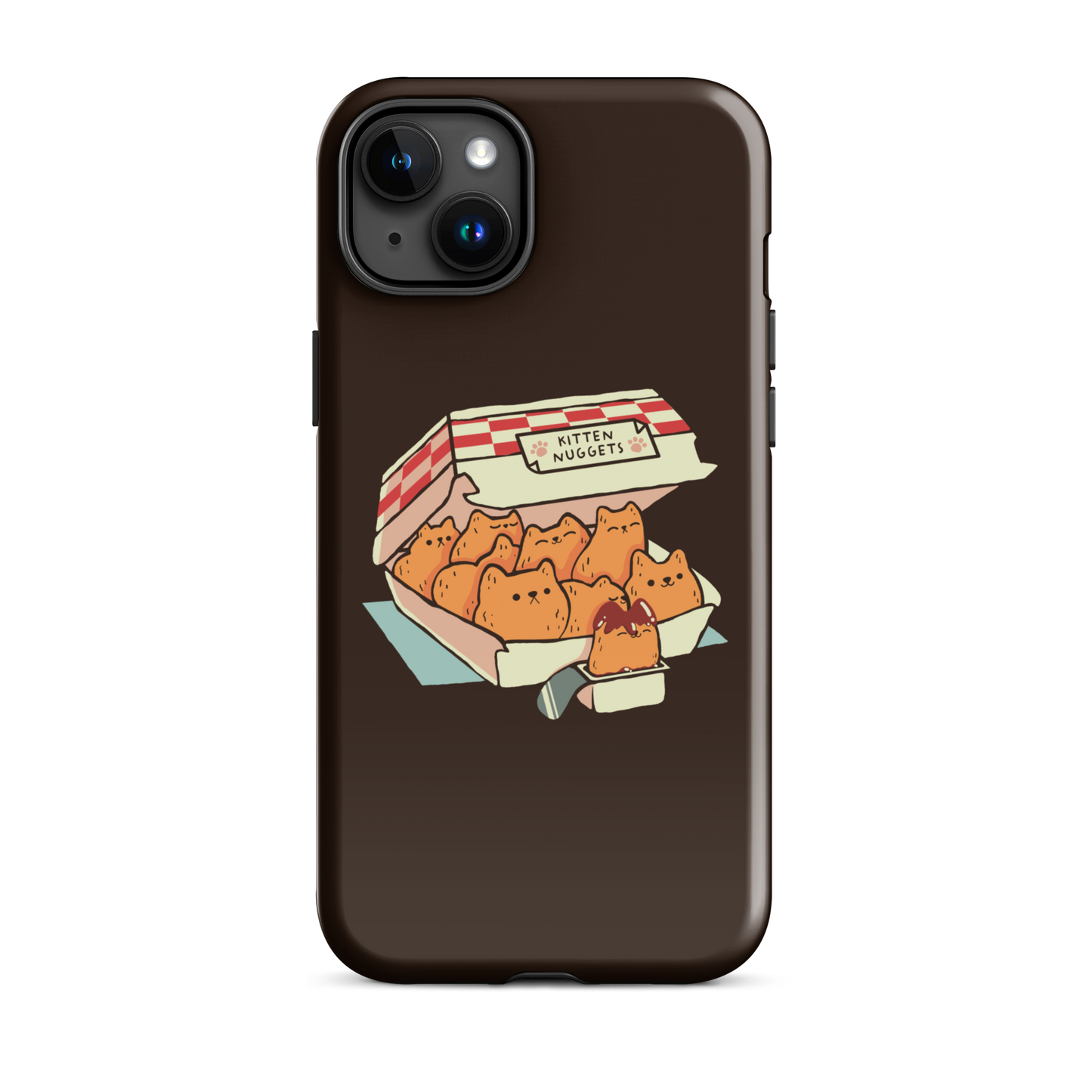 A box of cute nuggets that are shaped like cute kittens. An art that mixes humor, kittens and fast food.