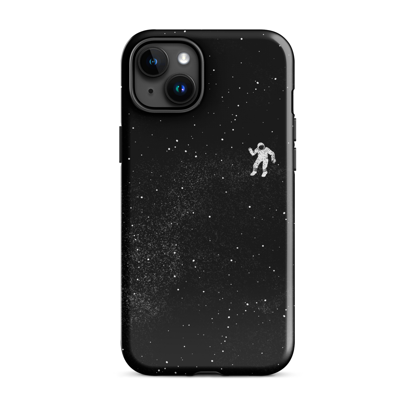 A small astronaut floating through space between the immensity of the universe and the stars. A perfect minimalist art for those who are passionate about space.
