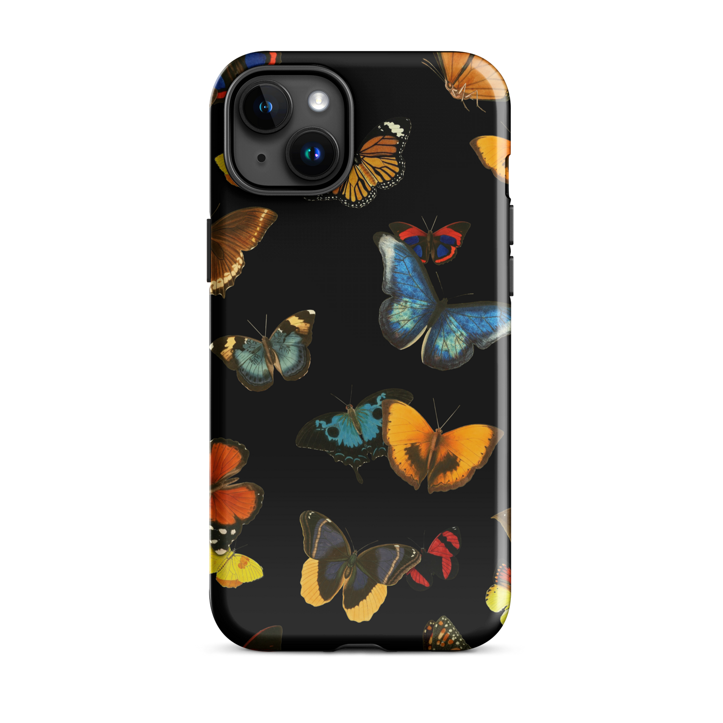 A seamless pattern featuring a vintage collage of butterflies in various species and colors. This dreamy and surreal artwork blends nature and art to create a poetic and elegant aesthetic, perfect for butterfly lovers, nature enthusiasts, and fans of botanical or collage-style designs.