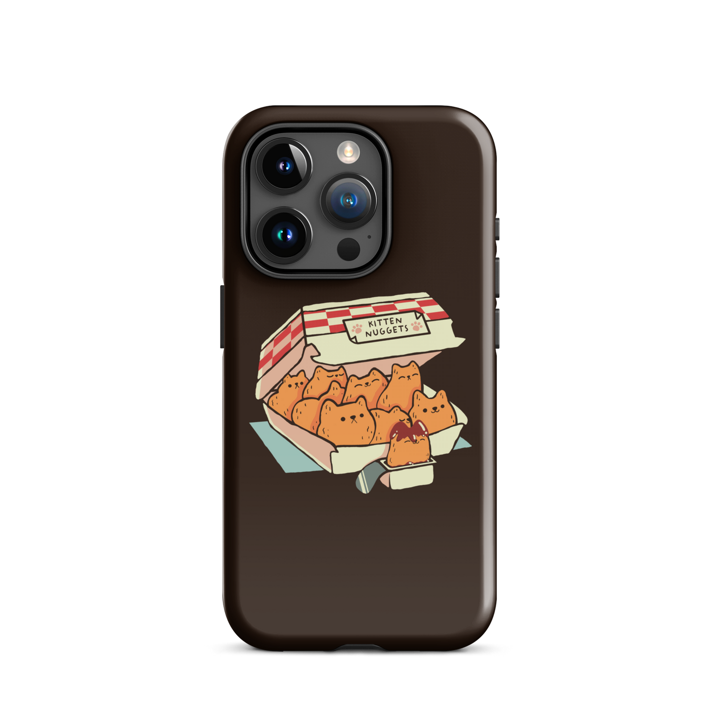 A box of cute nuggets that are shaped like cute kittens. An art that mixes humor, kittens and fast food.