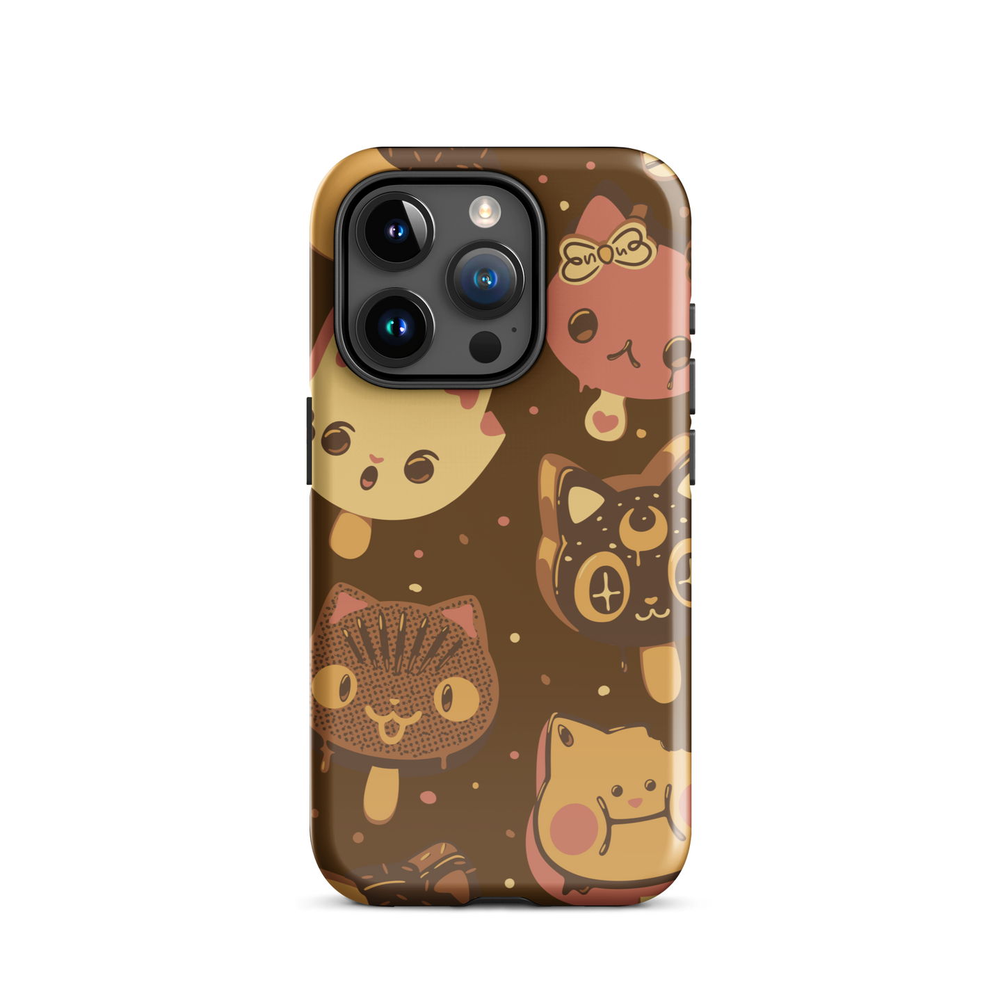 Kawaii-style popsicle cats, each with different expressions and toppings, blending cuteness and fun. This artwork combines the love of cats and sweets in an irresistible and creative design. Perfect for cat lovers and kawaii fans.