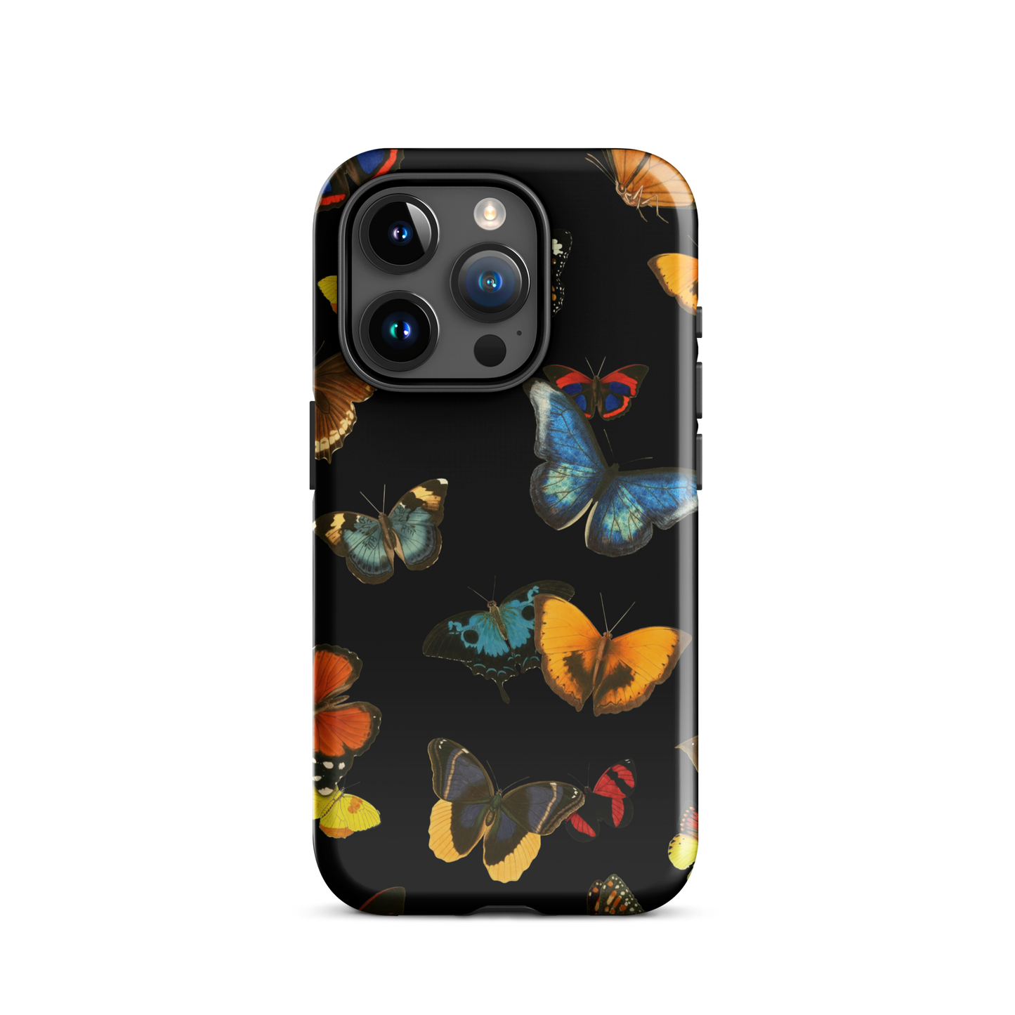 A seamless pattern featuring a vintage collage of butterflies in various species and colors. This dreamy and surreal artwork blends nature and art to create a poetic and elegant aesthetic, perfect for butterfly lovers, nature enthusiasts, and fans of botanical or collage-style designs.