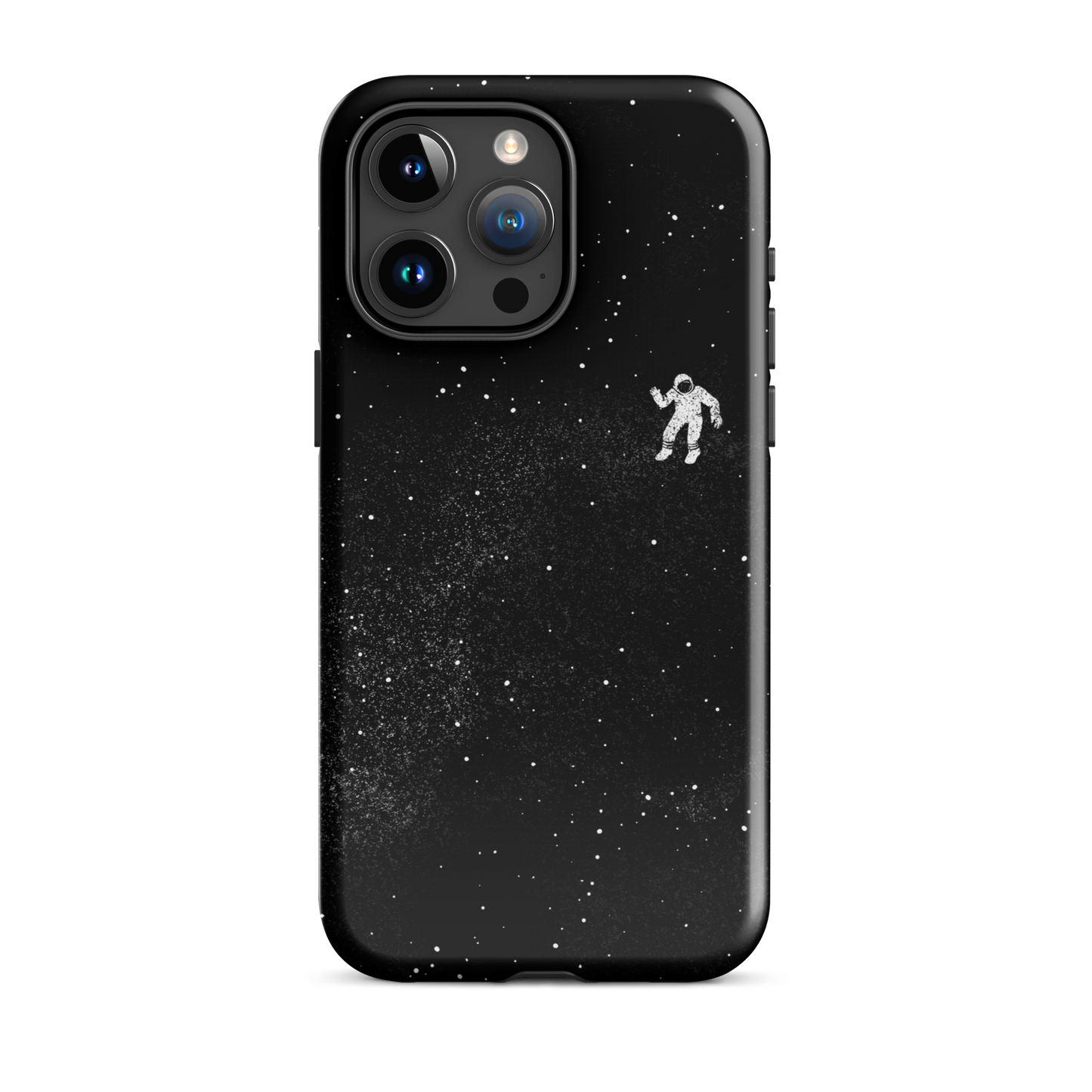 A small astronaut floating through space between the immensity of the universe and the stars. A perfect minimalist art for those who are passionate about space.