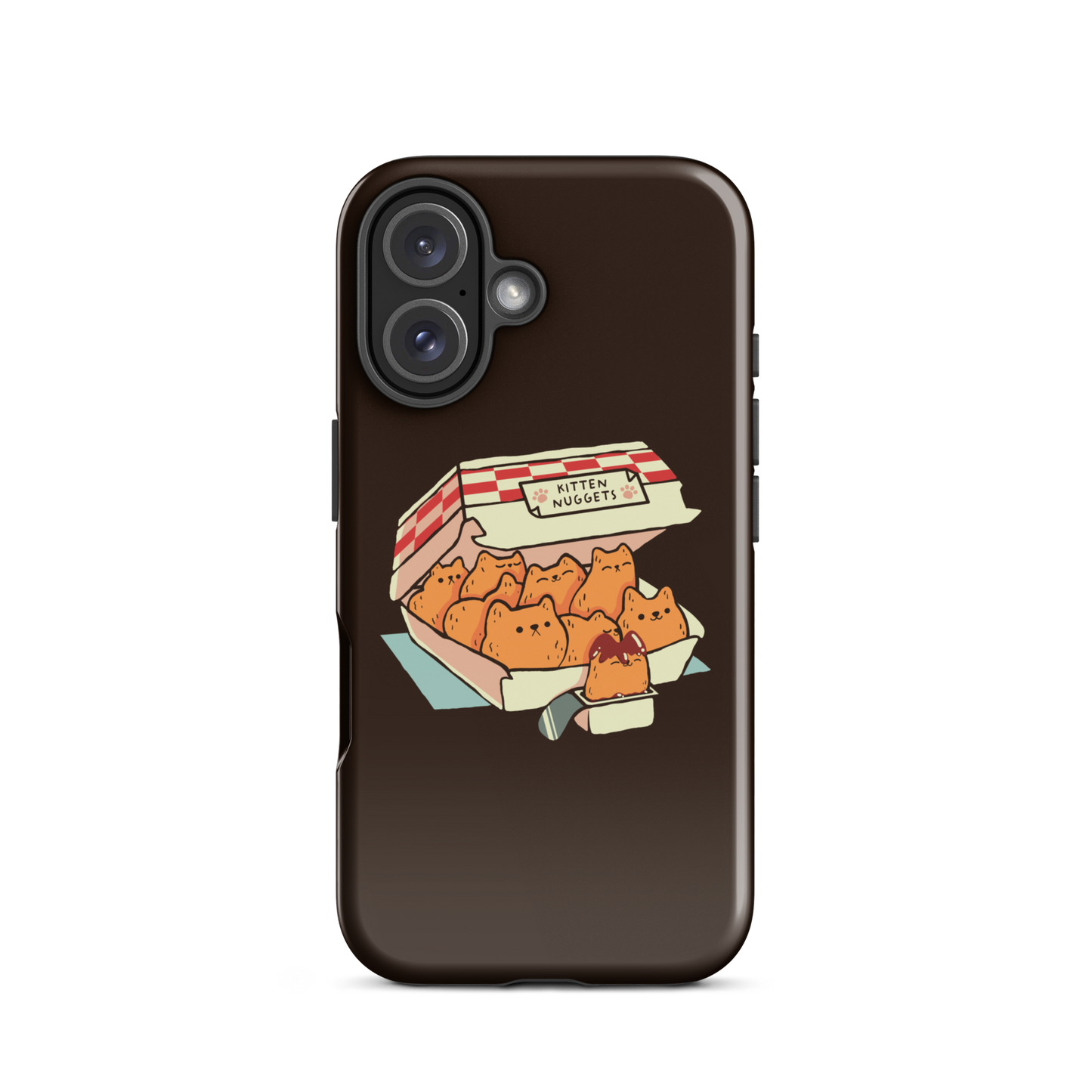 A box of cute nuggets that are shaped like cute kittens. An art that mixes humor, kittens and fast food.