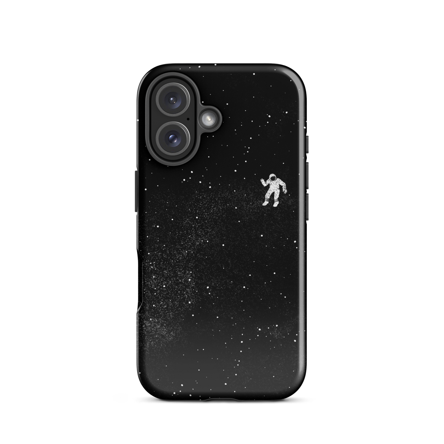A small astronaut floating through space between the immensity of the universe and the stars. A perfect minimalist art for those who are passionate about space.