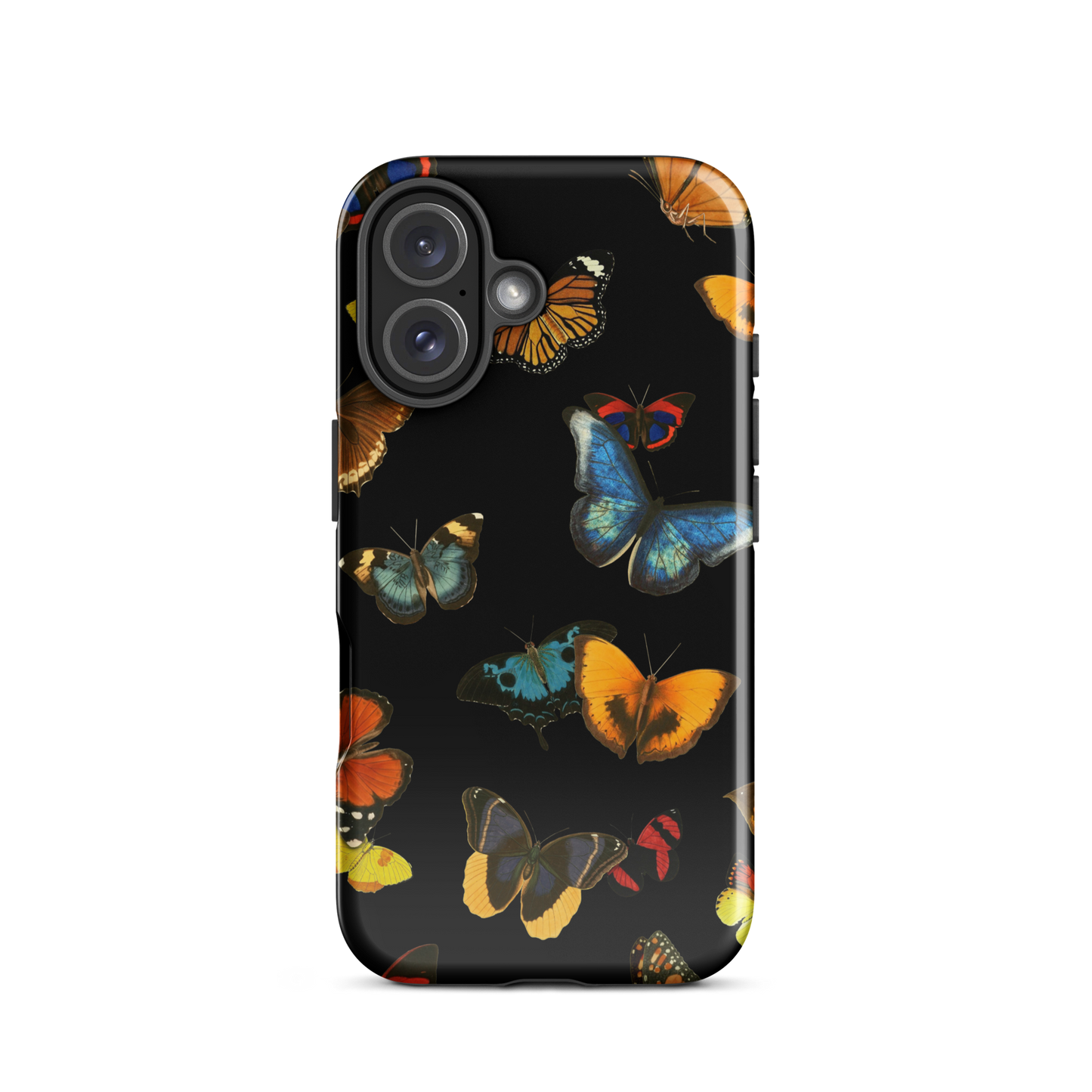 A seamless pattern featuring a vintage collage of butterflies in various species and colors. This dreamy and surreal artwork blends nature and art to create a poetic and elegant aesthetic, perfect for butterfly lovers, nature enthusiasts, and fans of botanical or collage-style designs.