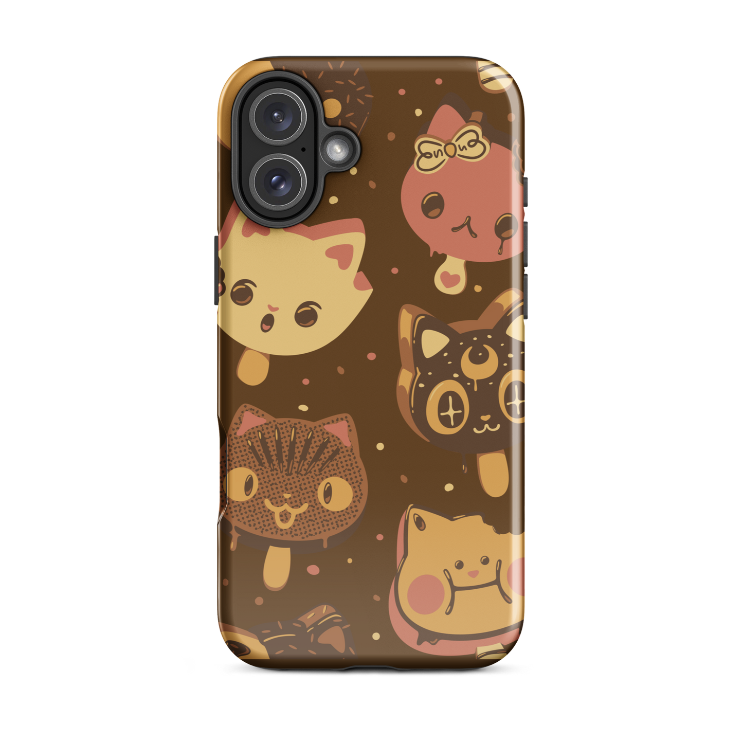 Kawaii-style popsicle cats, each with different expressions and toppings, blending cuteness and fun. This artwork combines the love of cats and sweets in an irresistible and creative design. Perfect for cat lovers and kawaii fans.