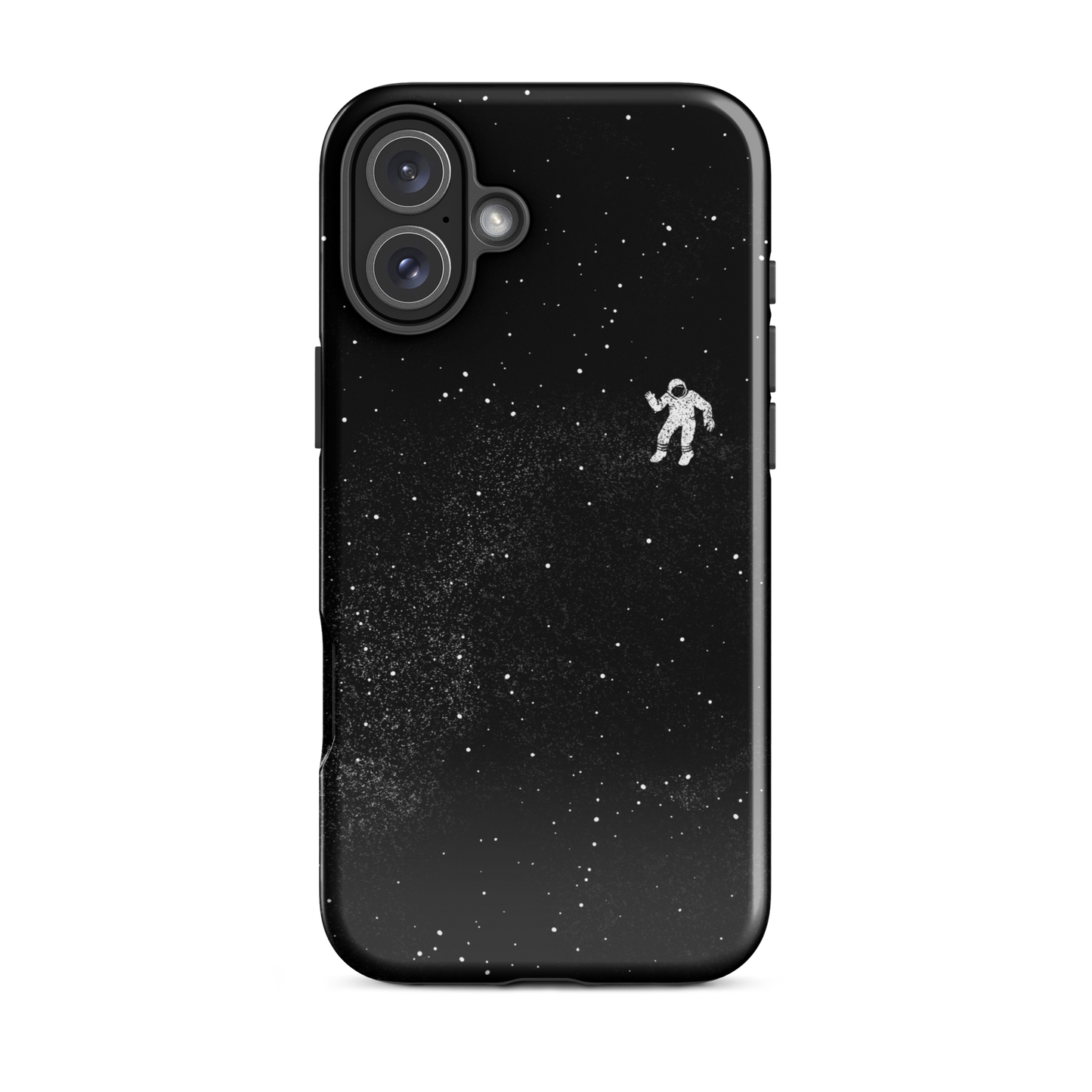 A small astronaut floating through space between the immensity of the universe and the stars. A perfect minimalist art for those who are passionate about space.