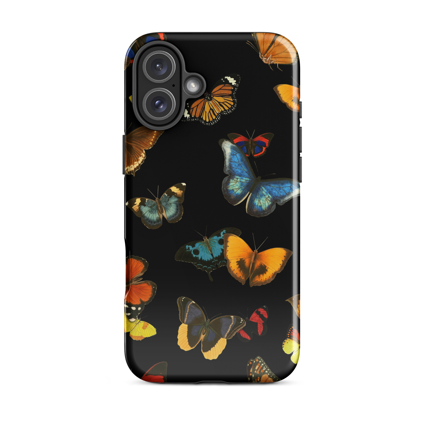 A seamless pattern featuring a vintage collage of butterflies in various species and colors. This dreamy and surreal artwork blends nature and art to create a poetic and elegant aesthetic, perfect for butterfly lovers, nature enthusiasts, and fans of botanical or collage-style designs.
