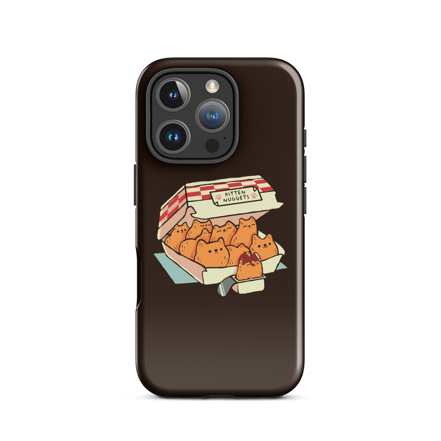 A box of cute nuggets that are shaped like cute kittens. An art that mixes humor, kittens and fast food.