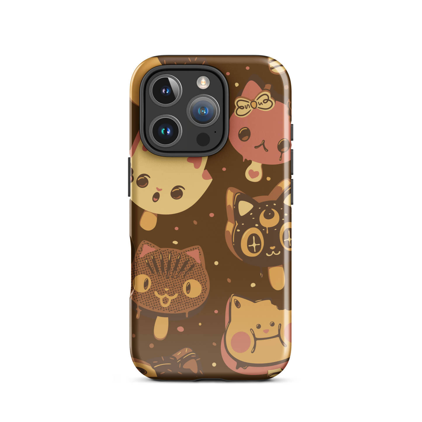 Kawaii-style popsicle cats, each with different expressions and toppings, blending cuteness and fun. This artwork combines the love of cats and sweets in an irresistible and creative design. Perfect for cat lovers and kawaii fans.