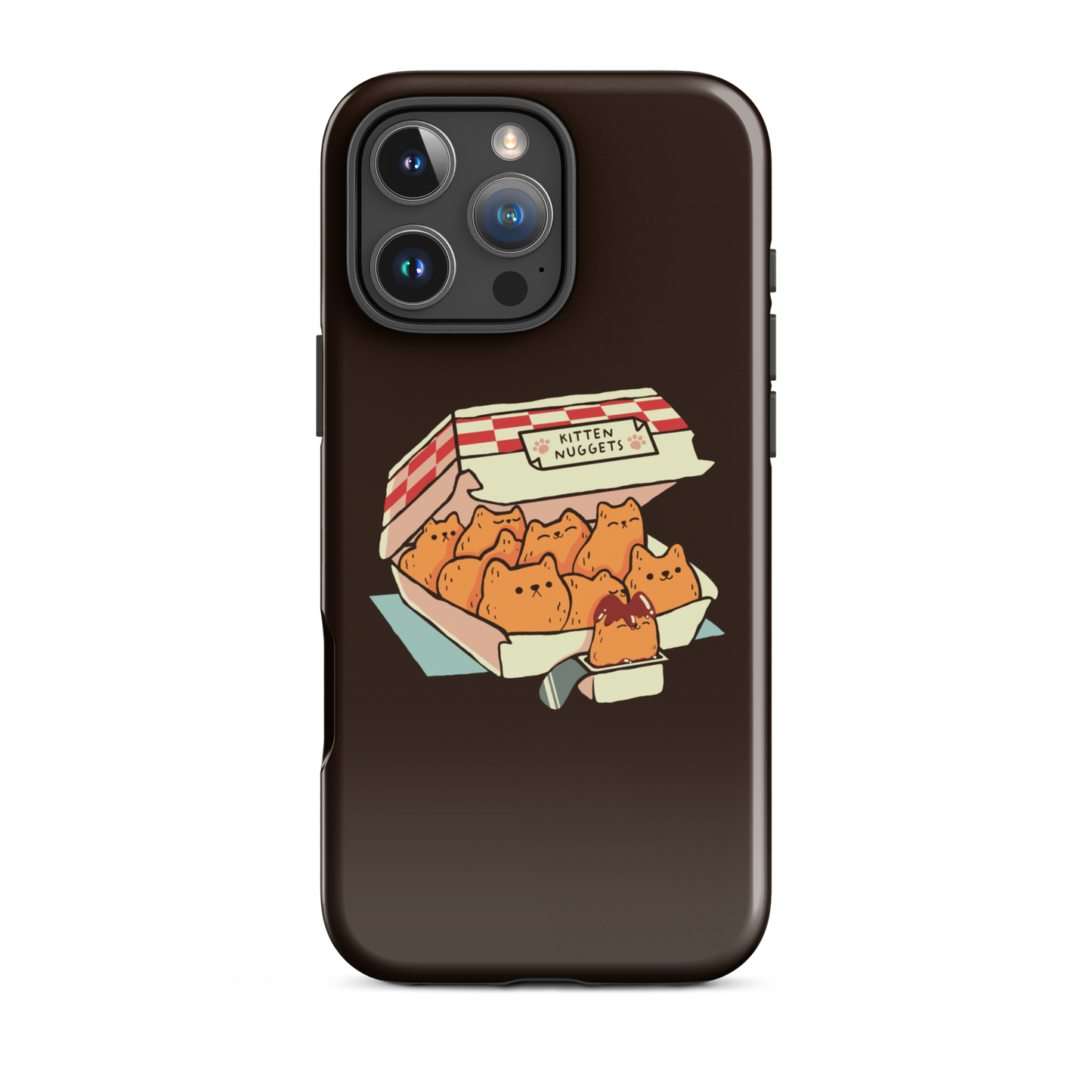 A box of cute nuggets that are shaped like cute kittens. An art that mixes humor, kittens and fast food.