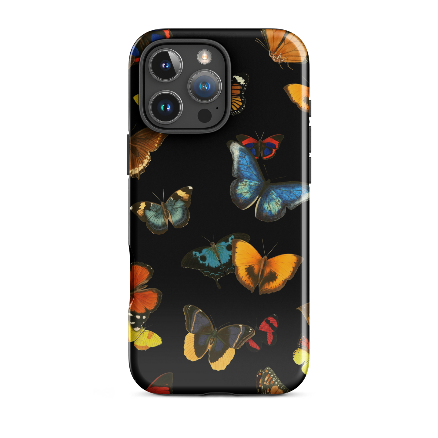 A seamless pattern featuring a vintage collage of butterflies in various species and colors. This dreamy and surreal artwork blends nature and art to create a poetic and elegant aesthetic, perfect for butterfly lovers, nature enthusiasts, and fans of botanical or collage-style designs.