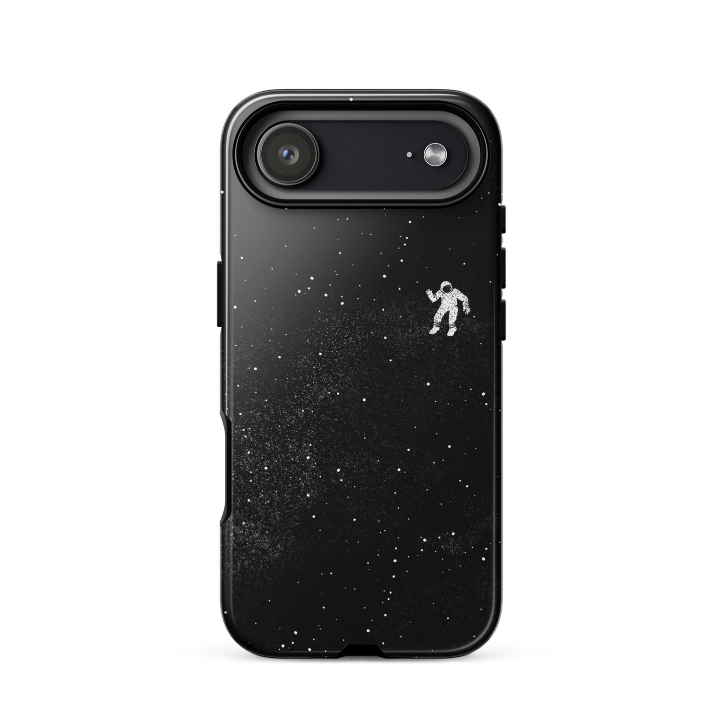 A small astronaut floating through space between the immensity of the universe and the stars. A perfect minimalist art for those who are passionate about space.