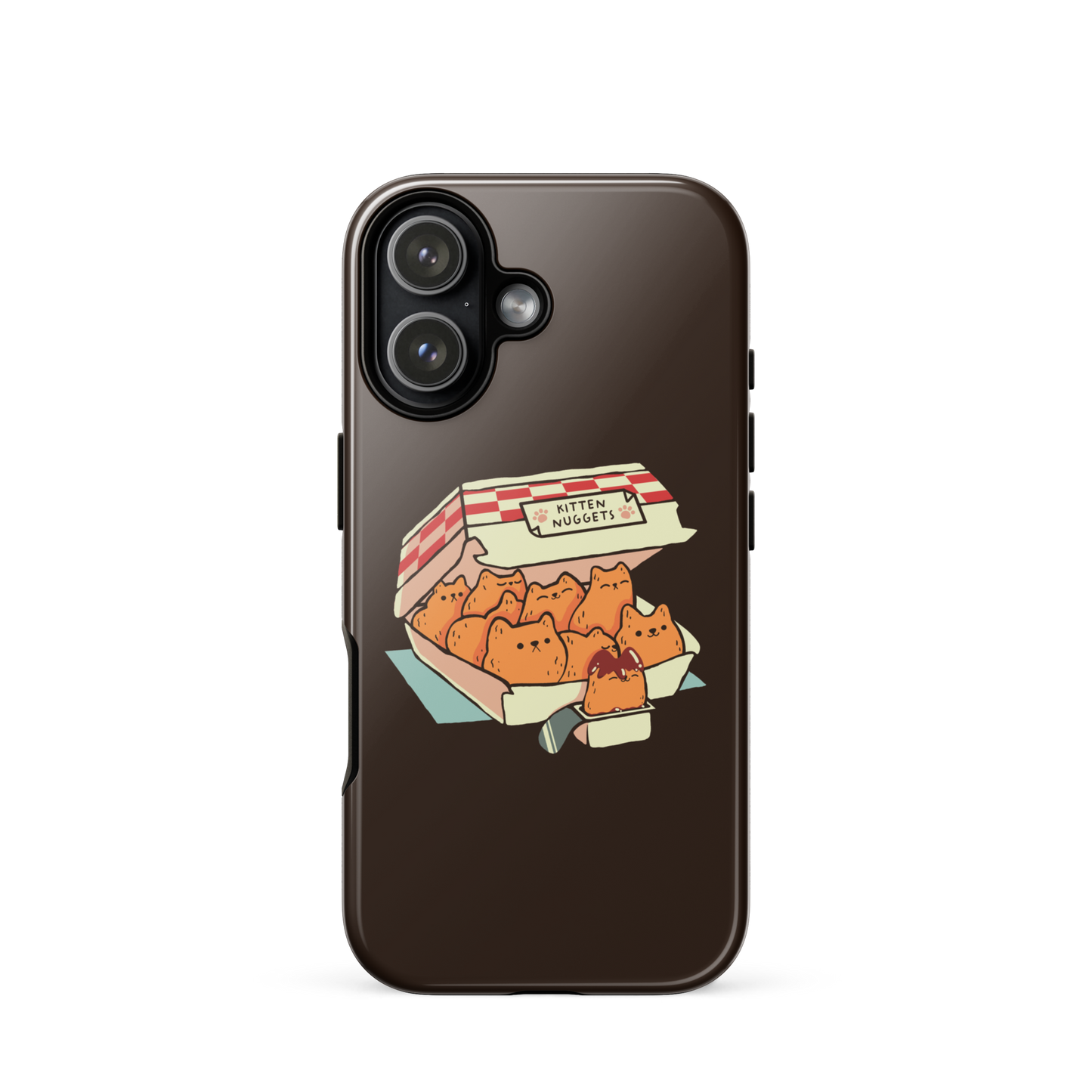 A box of cute nuggets that are shaped like cute kittens. An art that mixes humor, kittens and fast food.