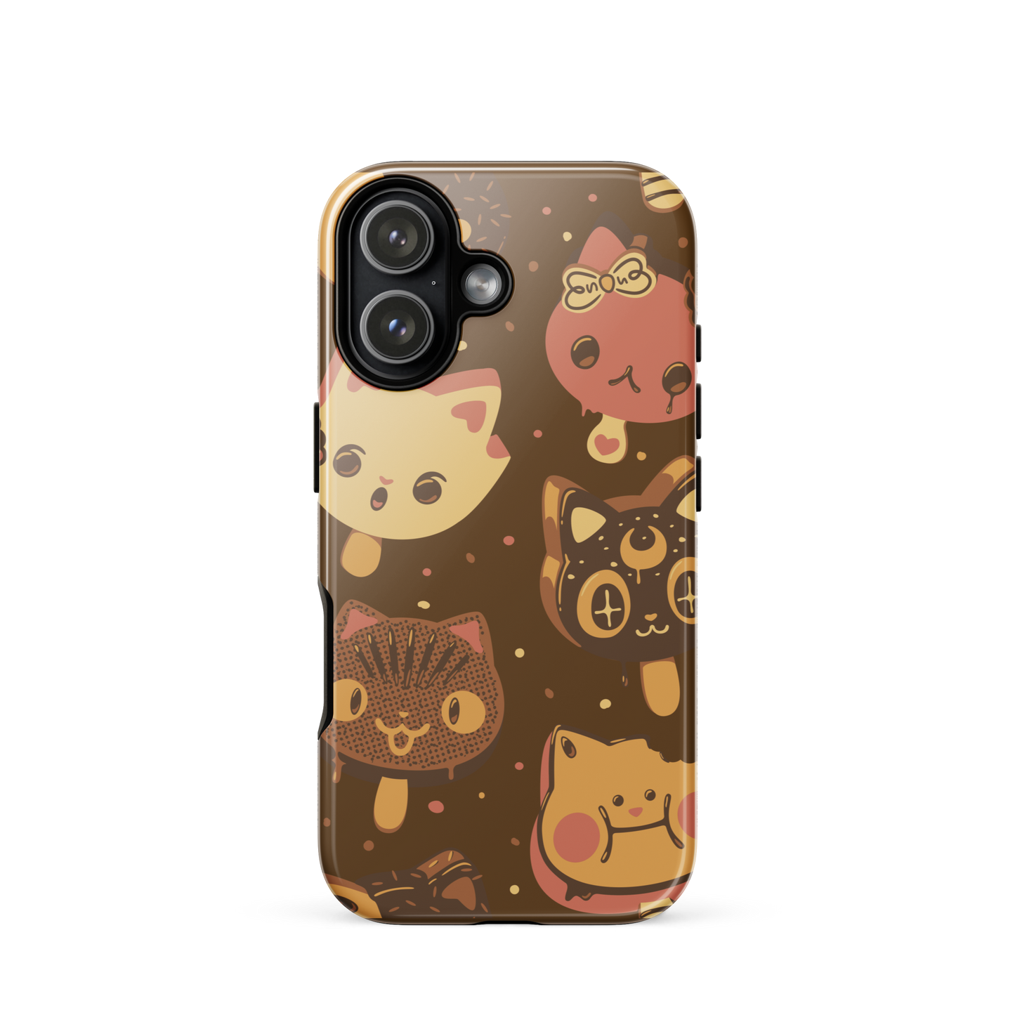 Kawaii-style popsicle cats, each with different expressions and toppings, blending cuteness and fun. This artwork combines the love of cats and sweets in an irresistible and creative design. Perfect for cat lovers and kawaii fans.